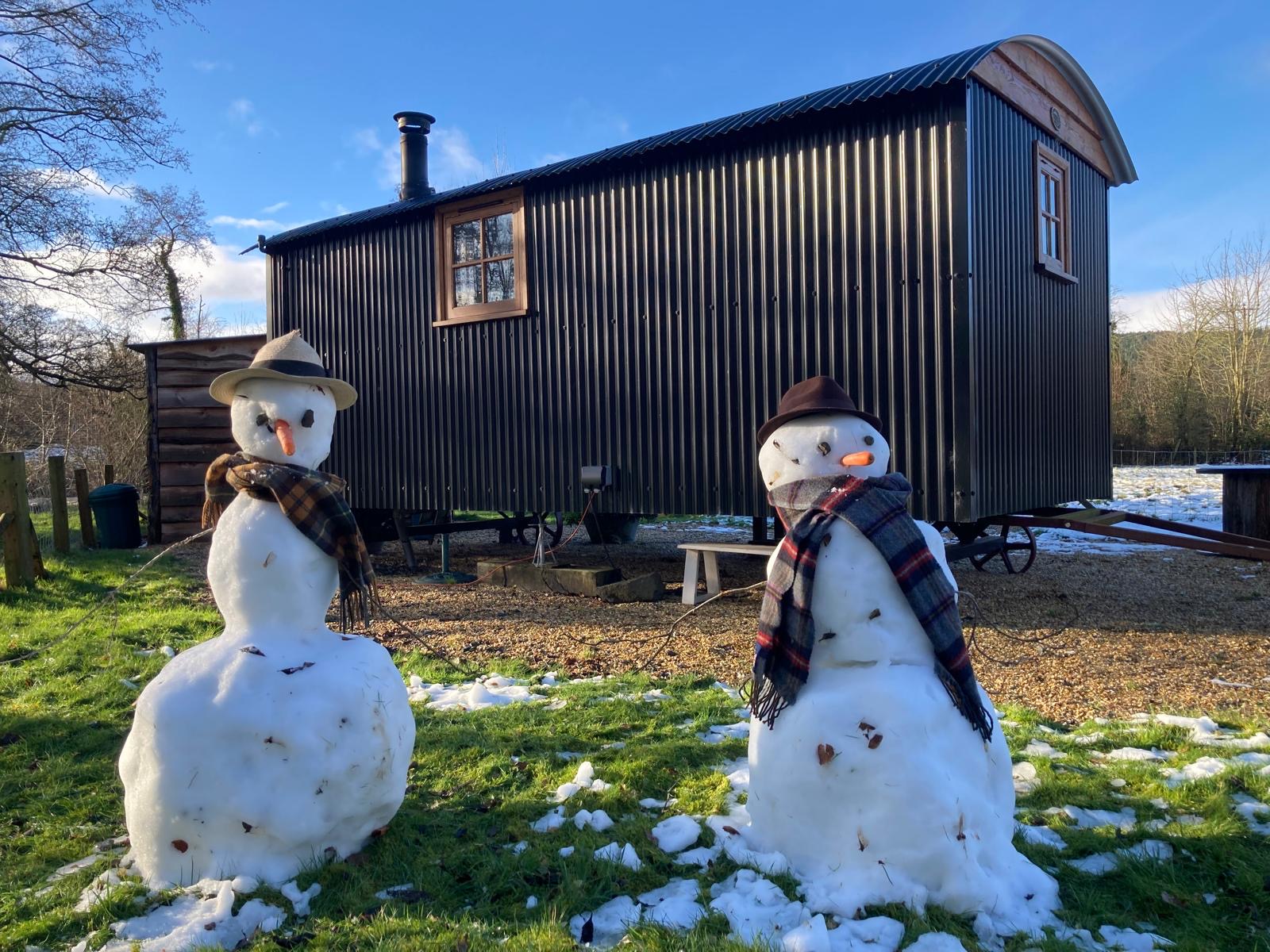 Paul and Glenys, your hosts at Millie The Hut